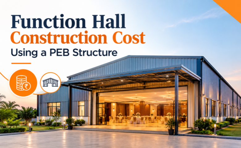 Function Hall Construction Cost a Using PEB Structure